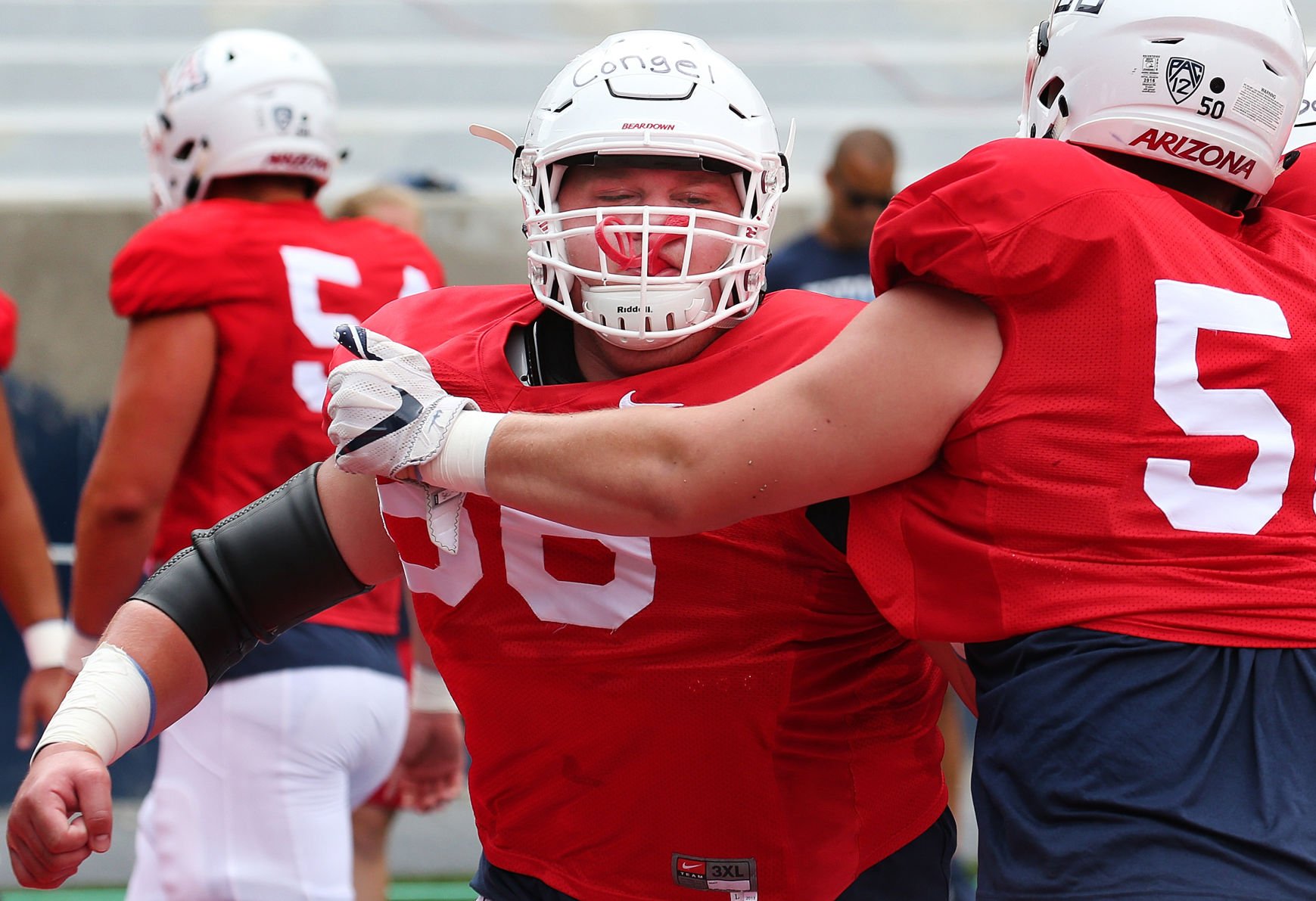 Arizona Wildcats football practice (copy)
